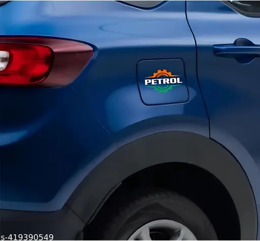 PETROL TANK STICKER FOR CAR ,WHITE COLOUR - Image 3