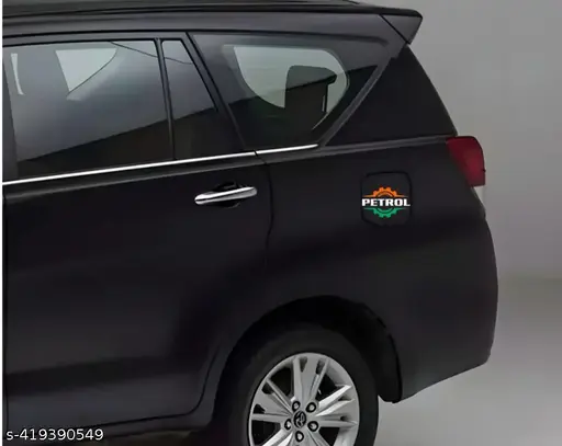PETROL TANK STICKER FOR CAR ,WHITE COLOUR - Image 2